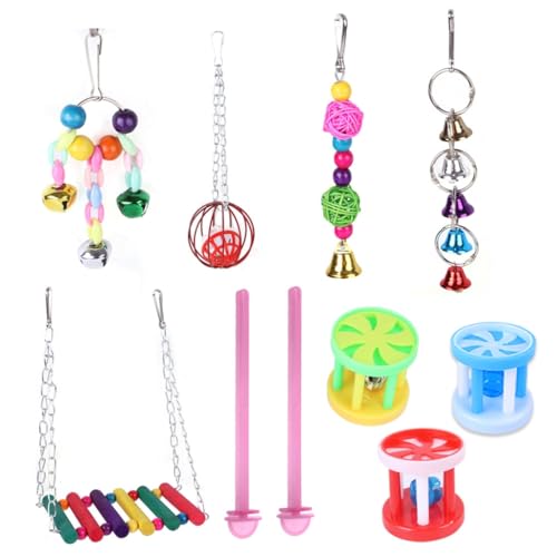 GANYKQ Papageienspielzeug Vogelkäfig Spielzeug für Papageien Vogelspielzeug Zubehör Papagei Spielzeug Kauen Vogelspielzeug Vögel Schaukel Papagei Spielzeug GANYKQ Papageienspielzeug Vogelkäfig Spielzeug für Papageien Vogelspielzeug Zubehör Papagei Spielzeug Kauen Vogelspielzeug Vögel Schaukel Papagei Spielzeug von GANYKQ