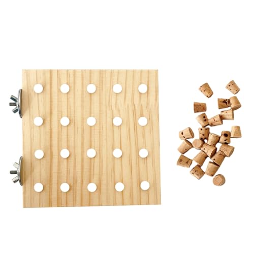 GANYKQ Vogel-Kauspielzeug, Papageienkäfig-Spielzeug, Naturholz, Molar-Korken, Spielzeug für Wellensittiche, Papageien, kleine Größe, Vögel für Käfig GANYKQ Vogel-Kauspielzeug, Papageienkäfig-Spielzeug, Naturholz, Molar-Korken, Spielzeug für Wellensittiche, Papageien, kleine Größe, Vögel für Käfig von GANYKQ