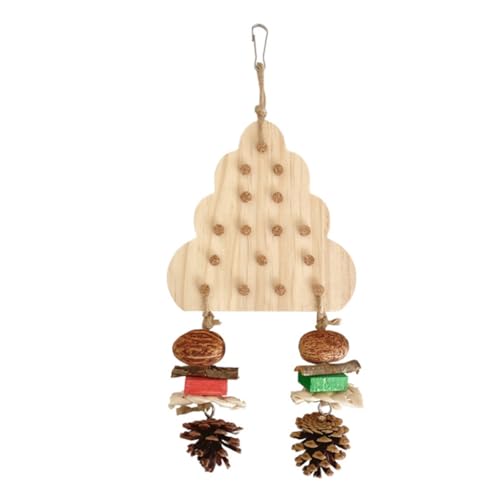 GANYKQ Vogelspielzeug Papagei Pickspielzeug Vogelkäfig Block Schleifen Kork Spielzeug Kleine Vögel Käfig Holzpuzzle für Lovebirds Conures GANYKQ Vogelspielzeug Papagei Pickspielzeug Vogelkäfig Block Schleifen Kork Spielzeug Kleine Vögel Käfig Holzpuzzle für Lovebirds Conures von GANYKQ