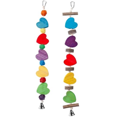 GANYKQ Vogelspielzeug Papageien Kauspielzeug Vogelkäfig Block Reißen Beißen Spielzeug Kleine Vögel Käfig Holzpuzzle für Lovebirds 2 Stück GANYKQ Vogelspielzeug Papageien Kauspielzeug Vogelkäfig Block Reißen Beißen Spielzeug Kleine Vögel Käfig Holzpuzzle für Lovebirds 2 Stück von GANYKQ