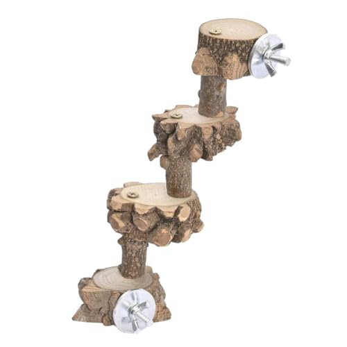 GANYKQ Vogelstange aus Naturholz, Ständer für Papageien, Sittiche, Leiter, Kratzbaum für kleine Papageien, Spielzeug GANYKQ Vogelstange aus Naturholz, Ständer für Papageien, Sittiche, Leiter, Kratzbaum für kleine Papageien, Spielzeug von GANYKQ