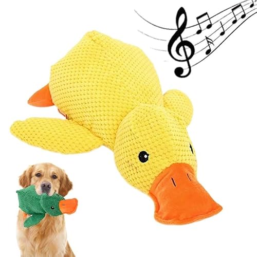 GAOCUNBING Ente Hundespielzeug, quietschendes weiches Kauspielzeug für Hunde, Stofftiere, Kauspielzeug, Weihnachtsgeschenk, Geburtstagsgeschenk, interaktives Hundespielzeug für kleine, mittelgroße und GAOCUNBING Ente Hundespielzeug, quietschendes weiches Kauspielzeug für Hunde, Stofftiere, Kauspielzeug, Weihnachtsgeschenk, Geburtstagsgeschenk, interaktives Hundespielzeug für kleine, mittelgroße und von GAOCUNBING