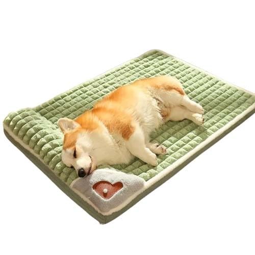 GAOCUNBING Haustier-Komfortmatte, warmes Hundesofa, Nackenpolster, Winter, warmes Hundebett-Matte, verdickte Hundesofa-Matte, abnehmbar, waschbar, Haustiersofa, kariertes Bett mit Reißverschluss, L GAOCUNBING Haustier-Komfortmatte, warmes Hundesofa, Nackenpolster, Winter, warmes Hundebett-Matte, verdickte Hundesofa-Matte, abnehmbar, waschbar, Haustiersofa, kariertes Bett mit Reißverschluss, L von GAOCUNBING
