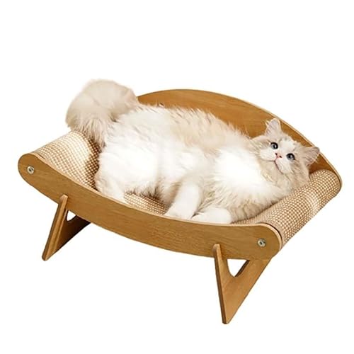 GAOCUNBING Katzenkratzbett, Katzenkratzcouch, Verschleißfeste Katzenkratzer Kartonbett, Katzenkratzbaum Lounge Bett für Indoor Cats L GAOCUNBING Katzenkratzbett, Katzenkratzcouch, Verschleißfeste Katzenkratzer Kartonbett, Katzenkratzbaum Lounge Bett für Indoor Cats L von GAOCUNBING