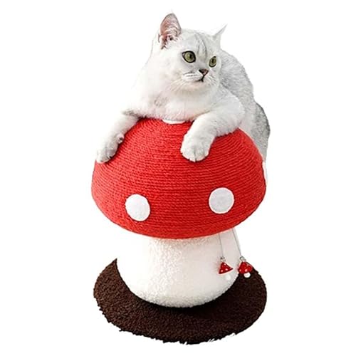 GAOCUNBING Kratzbaum, Hanfseil Pilz-Katzenkratzbaum, Katzenturm Katzen-Aktivitätszentrum, niedlicher Pilz-Kratzpolster, Katzenkratzer für Indoor-Katzen A GAOCUNBING Kratzbaum, Hanfseil Pilz-Katzenkratzbaum, Katzenturm Katzen-Aktivitätszentrum, niedlicher Pilz-Kratzpolster, Katzenkratzer für Indoor-Katzen A von GAOCUNBING