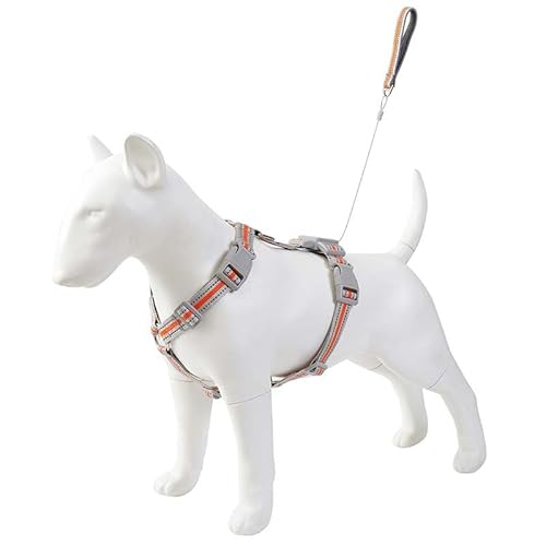 No Escape Hundegeschirr, Geschirr für mittelgroße Hunde, keine Nackenverspannung, reflektierendes Geschirr, Hundehebegeschirr, verstellbare Weste für mittelgroße Hunde, Spazierengehen, L (20-90 lb) No Escape Hundegeschirr, Geschirr für mittelgroße Hunde, keine Nackenverspannung, reflektierendes Geschirr, Hundehebegeschirr, verstellbare Weste für mittelgroße Hunde, Spazierengehen, L (20-90 lb) von GAOCUNBING
