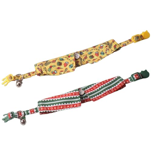 2 x weiche, durchlässige Krawatte, reflektierend, für Katzen, Make-up, Kopfschmuck, Halsband für Urlaub, Jubeln, dekoratives Kätzchenhalsband 2 x weiche, durchlässige Krawatte, reflektierend, für Katzen, Make-up, Kopfschmuck, Halsband für Urlaub, Jubeln, dekoratives Kätzchenhalsband von GAOFESA