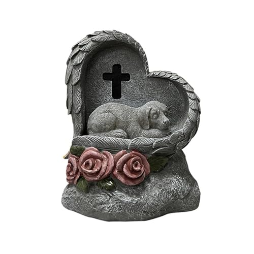 GAOFESA Hunde-Gedenksteine, Gartensteine, Grabmarkierung, wasserdicht, Haustier-Gedenkstätten für Hunde, einfache Haustier-Gedenkstätten von GAOFESA