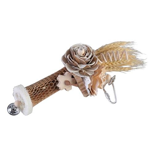 GAOFESA Kleintier-Kauspielzeug für Vogel Papageien Kauspielzeug Holz Blume Spielzeug zum Kauen Zähne Schleifen Zubehör Haustier Vogel Kauspielzeug GAOFESA Kleintier-Kauspielzeug für Vogel Papageien Kauspielzeug Holz Blume Spielzeug zum Kauen Zähne Schleifen Zubehör Haustier Vogel Kauspielzeug von GAOFESA