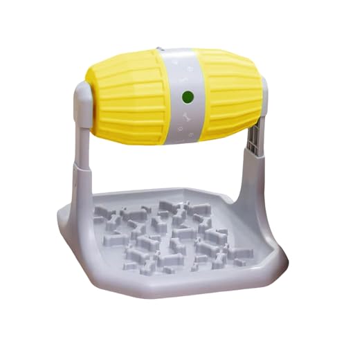 Interaktiver Hund Puzzle Feeder Spielzeug Einstellbares Nahrungsanschluss Schlupffestes Basis Rolling Behandlungsspender Für Mentale Stimulation Rolling Treat Breating Ball Für Hund von GAOINTELL