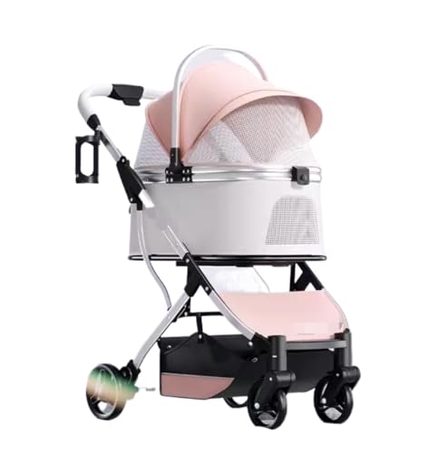 Hundewagen Hunde Kinderwagen 4-Rad-Hunde-Kinderwagen, 3-in-1, Faltbarer Haustier-Katzen-Kinderwagen Mit Abnehmbarem Träger, Aufbewahrungskorb Für Kleine, Mittelgroße Katzen Und Hunde Hundebuggy Hunder Hundewagen Hunde Kinderwagen 4-Rad-Hunde-Kinderwagen, 3-in-1, Faltbarer Haustier-Katzen-Kinderwagen Mit Abnehmbarem Träger, Aufbewahrungskorb Für Kleine, Mittelgroße Katzen Und Hunde Hundebuggy Hunder von GAOJUNAN