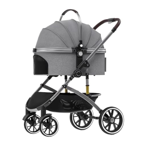 Hundewagen Hunde Kinderwagen Zusammenklappbarer Haustier-Kinderwagen Mit Aufbewahrungskorb, Reise-Hundewagen Mit Abnehmbarem Träger Für Kleine, Mittelgroße Katzen Und Hunde Hundebuggy Hunderollstuhl(C Hundewagen Hunde Kinderwagen Zusammenklappbarer Haustier-Kinderwagen Mit Aufbewahrungskorb, Reise-Hundewagen Mit Abnehmbarem Träger Für Kleine, Mittelgroße Katzen Und Hunde Hundebuggy Hunderollstuhl(C von GAOJUNAN