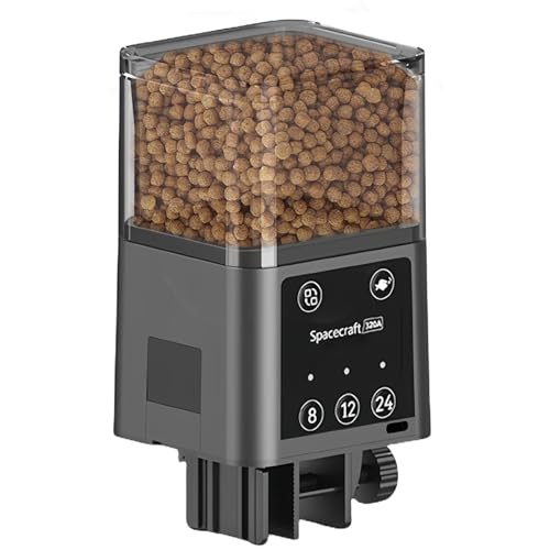 Futterautomat Aquarium, Automatischer Fischfutterautomat für Aquarium mit Timer, Automatischer Fischfutterautomat mit 3 zeitgesteuerte Fütterungsmodi,geeignet für die Fütterung von Aquarien im Urlaub von GAOUTO