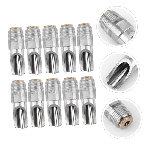 GARIOUANS 10 Stück Teiliges Edelstahl Schweine tränkenippel Auslaufsichere Dicke Pig Water Dispenser Automatisches Trinksystem für Ferkel Sauen Zuchtschweine und Kleintiere Langlebig und von GARIOUANS