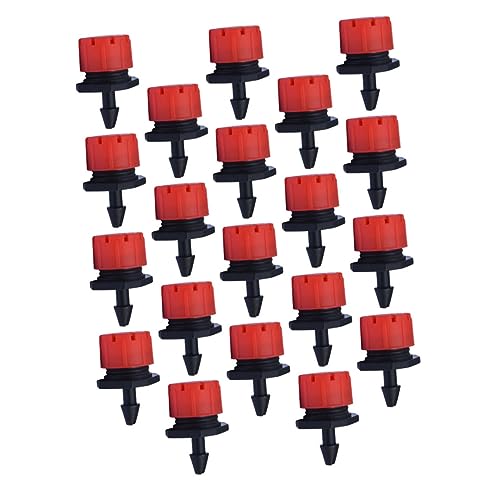GARIOUANS 100 Stück Einstellbare Tropfbewässerung Bewässerungstropfer für Garten Hochbeete und Zimmerpflanzen Flexibles Sprinklersystem mit Sprühöffnungen Hochdruckbeständig von GARIOUANS