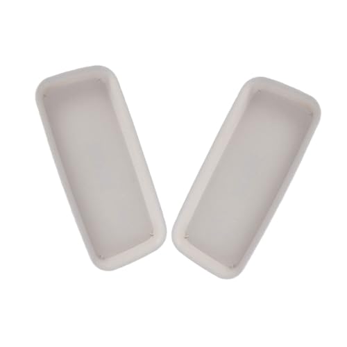 GARIOUANS 2 Stück Rechteckige Pflanzuntersetzer aus Kunststoff wasserdichte Blumentopf Auffangschalen für Innen und Außen Verbesserte Drainage Minimalistisches Design für Balkon und Garten von GARIOUANS