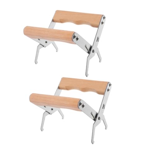 GARIOUANS 2 Stücke Robuster Hive Frame Halter mit Ergonomischem Holzgriff für Effektives Imkern Wetterbeständig und Langlebig für Präzises Positionieren und Müheloses Anheben von Waben GARIOUANS 2 Stücke Robuster Hive Frame Halter mit Ergonomischem Holzgriff für Effektives Imkern Wetterbeständig und Langlebig für Präzises Positionieren und Müheloses Anheben von Waben von GARIOUANS