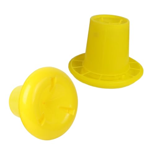 GARIOUANS 2 Teiliges Geflügelfutterbehälter aus Leichtem Robustem Material mit Glatter Oberfläche und Einfacher Stabiler Stand Design für Hühner Enten Gänse und Tauben Platzsparend und von GARIOUANS