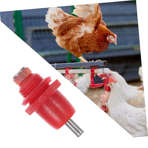GARIOUANS 20 Stück Automatische Hühnertränke mit Chicken Nipple Waterer Vielseitig für Große und Kleine Geflügelarten Einfache Installation Konstanter Wassernachschub für Geflügelhaltung von GARIOUANS