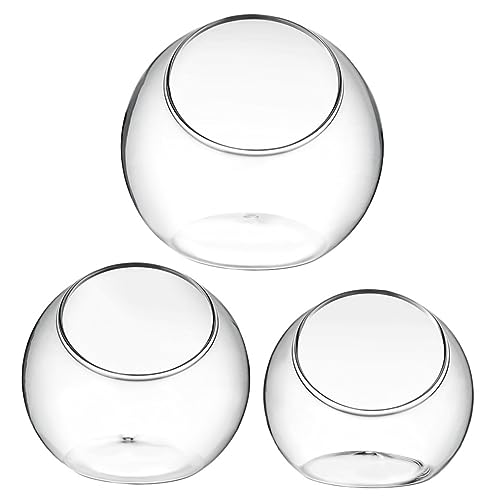 GARIOUANS 3 Stück Teiliges Glas Terrarium Transparentes Pflanzengefäß für Moos Sukkulenten und Gärten Mikrolandschaftliches Dekorationsglas mit Leicht Zugänglicher Öffnung Vielseitig für GARIOUANS 3 Stück Teiliges Glas Terrarium Transparentes Pflanzengefäß für Moos Sukkulenten und Gärten Mikrolandschaftliches Dekorationsglas mit Leicht Zugänglicher Öffnung Vielseitig für von GARIOUANS