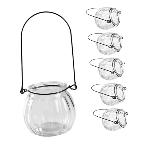 GARIOUANS 6 Stück Hängende Glasvasen für Wandmontage Transparente Terrarien für Zimmerpflanzen und Luftpflanzen Vielseitige Hydroponische Blumentöpfe für Wohnkultur und Pflanzenvermehrung GARIOUANS 6 Stück Hängende Glasvasen für Wandmontage Transparente Terrarien für Zimmerpflanzen und Luftpflanzen Vielseitige Hydroponische Blumentöpfe für Wohnkultur und Pflanzenvermehrung von GARIOUANS