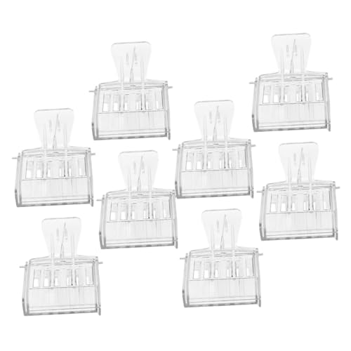 GARIOUANS 8 Stück Teiliges Bienenköniginnen käfige aus Robustem Kunststoff Leichte Imker Clips für Bienenzucht Praktische Nisthilfen zur Sicheren Zucht und Transport von Bienenköniginnen von GARIOUANS