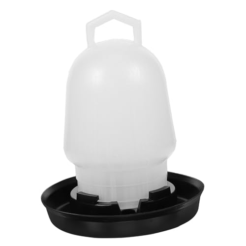 GARIOUANS Automatische Hühnertränke mit Klippverschluss Langlebiger Wasserspender für Geflügel Kükentränke Geeignet für Hühner Tauben Wachteln und Kleintiere UV Beständig für Innen und von GARIOUANS