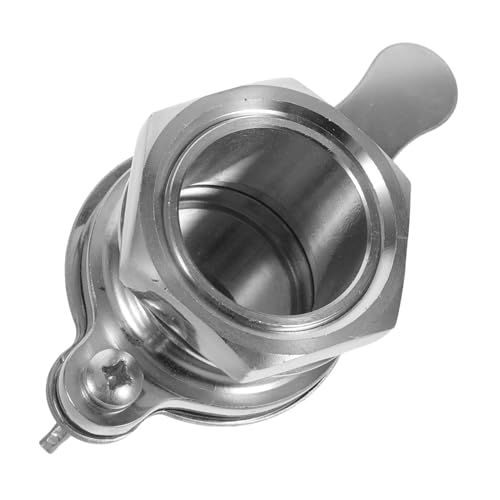 GARIOUANS Edelstahl Honig Auslaufventil für Honigeimer Absperrschieber Bienenzucht Zubehör Robustes Auslaufsicheres Gate für Honigschleuder und Abfüllung Langlebiges Imker Equipment Silber von GARIOUANS