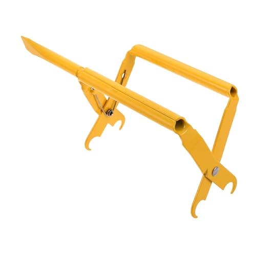 GARIOUANS Edelstahl Rahmenheber mit Ergonomischem Griff Stabiler Honigwabenrahmenhalter Kompatibles Imkereigerät für Sicheres und Komfortables Bienenstockmanagement von GARIOUANS