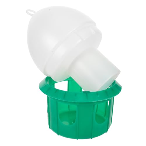 GARIOUANS Vogelnäpfe Wasserspender aus Dickem Kunststoff Hygienisch Transparent Robuste für Wellensittiche Tauben Papageien Innen Außenbereich Geeignet von GARIOUANS