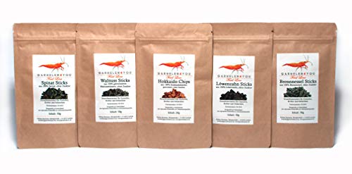 GARNELEN4YOU® Feed Line Full Bundle | Premium Garnelenfutter | nachhaltige Verpackung | Made in Germany | Hokkaido - Brennnessel - Löwenzahn - Spinat - Walnuss | für Garnelen, Krebse und Schnecken GARNELEN4YOU® Feed Line Full Bundle | Premium Garnelenfutter | nachhaltige Verpackung | Made in Germany | Hokkaido - Brennnessel - Löwenzahn - Spinat - Walnuss | für Garnelen, Krebse und Schnecken von GARNELEN4YOU