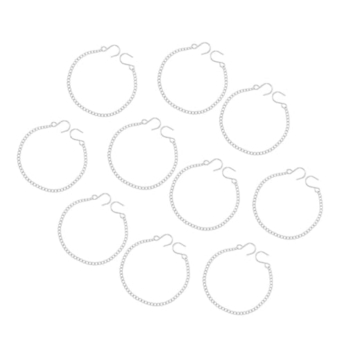 GAROZATION 10er-Pack Edelstahl-hängeketten Mit Haken Für Vogelhäuschen Laternen Dekorationsartikel Wetterfeste Gartenketten GAROZATION 10er-Pack Edelstahl-hängeketten Mit Haken Für Vogelhäuschen Laternen Dekorationsartikel Wetterfeste Gartenketten von GAROZATION