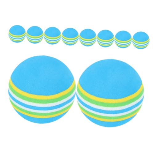 GAROZATION 10 Stück Golfball Übungs Katzenspielzeug, Katzenball, Katzenaktivitätsspielzeug, Bälle Für Katzen, Kätzchenschüssel, Katzenspielzeug, Interaktive Kleine Bälle, Baseball Spielzeug, von GAROZATION