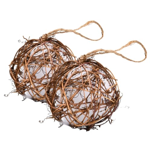 GAROZATION 2 Stück Nistmaterial Für Vögel, Sittichspielzeug, Käfig Hängespielzeug, Lustiges Vogelspielzeug, Vogel Kauspielzeug, Hängendes Kauspielzeug Für Vögel, Hängendes von GAROZATION