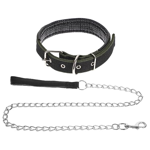GAROZATION 2er Set Hundehalsband Aus Strapazierfähigem Material Mit Zugkette L Für Hunde Von 75 Ideal Als Haustierbedarf Und Hundezubehör GAROZATION 2er Set Hundehalsband Aus Strapazierfähigem Material Mit Zugkette L Für Hunde Von 75 Ideal Als Haustierbedarf Und Hundezubehör von GAROZATION
