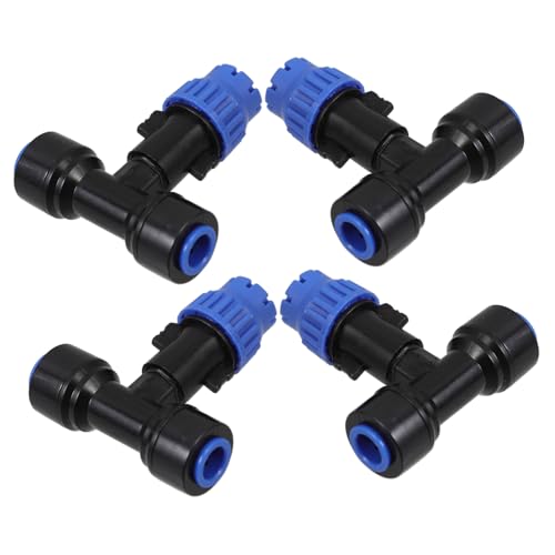 GAROZATION 4 Teiliger Schnellsteckverbinder Für Die Tropfbewässerung, Automatische Tropfbewässerungs Kits, Terrakotta Bewässerungsspikes, Tropfbewässerungs Sprühköpfe, Wassersprinkler Für von GAROZATION