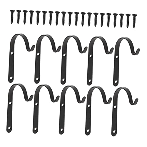 GAROZATION 10sätze Hängende Pflanzenhalterung Metall Mit Schrauben Für Blumenampeln Vogelhäuser Und Laternen Wetterfest Und Vielseitig Für Garten Und Balkon von GAROZATION
