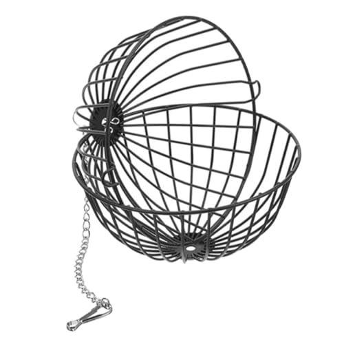 GAROZATION Hamster Futterkäfig, Chinchilla Heu Futterstation, Heuballen, Hasen Heu Halter, Hamsterball, Hamsterball, Haustier Ratten Zubehör, Ball Futterspender, Heu Aufbewahrung, Kaninchen von GAROZATION