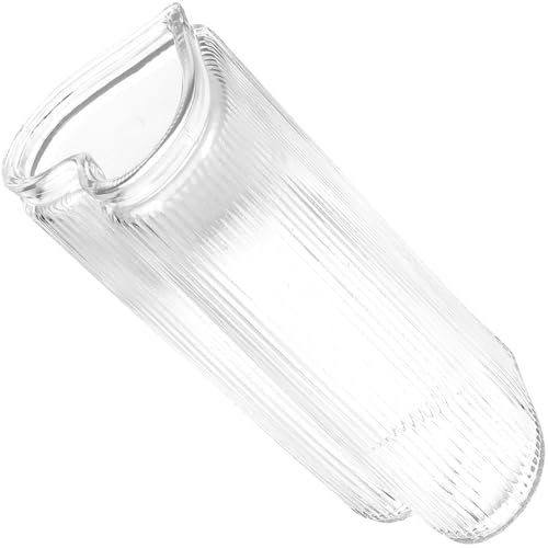 GAROZATION Moderne Blumenvase Aus Glas in Herzform Dekorative Vase Kompakte Größe Für Tischregal von GAROZATION
