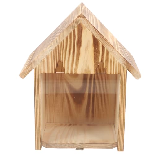 GAROZATION Vogelhäuschen Aus Holz Für Den Außenbereich Fenster Dekoratives Vogelnisthaus Für Garten Und Terrasse GAROZATION Vogelhäuschen Aus Holz Für Den Außenbereich Fenster Dekoratives Vogelnisthaus Für Garten Und Terrasse von GAROZATION