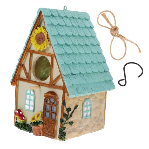 GAROZATION Kleine Hausdekoration, Anhänger, Vogelbrutnest, Gartendekoration, Hängender Vogelkäfig, Vogelnest, Kunstharz, Vogelkäfig, Kunstharz, Gartenvogelhaus, Hängende Dekoration, Sittich GAROZATION Kleine Hausdekoration, Anhänger, Vogelbrutnest, Gartendekoration, Hängender Vogelkäfig, Vogelnest, Kunstharz, Vogelkäfig, Kunstharz, Gartenvogelhaus, Hängende Dekoration, Sittich von GAROZATION