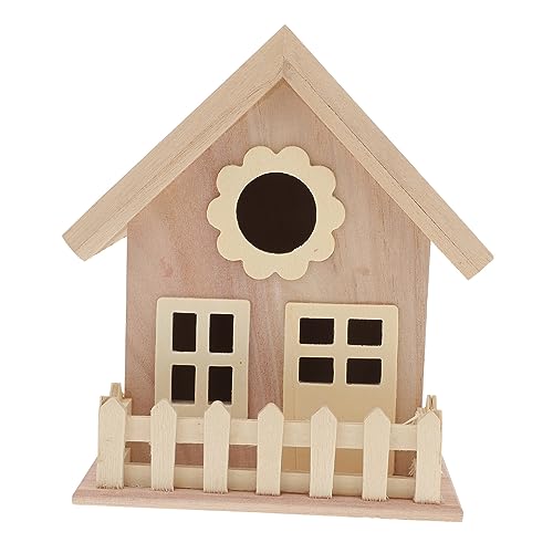 GAROZATION Unvollendetes Vogelhaus Doppeltes Nestbett Aus Holz Für Vögel Outdoor-gartendekoration Vogelzubehör GAROZATION Unvollendetes Vogelhaus Doppeltes Nestbett Aus Holz Für Vögel Outdoor-gartendekoration Vogelzubehör von GAROZATION