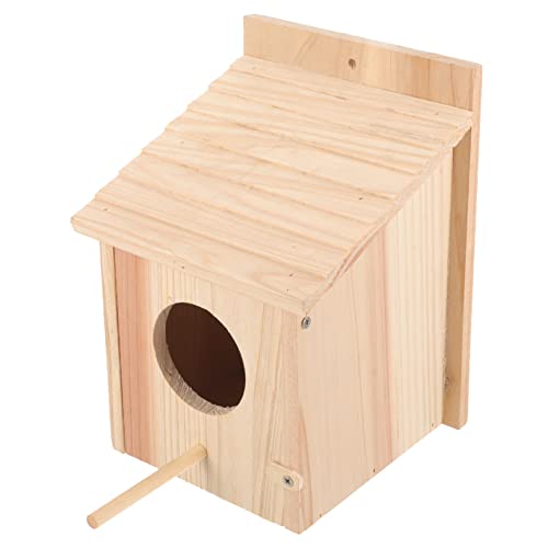 GAROZATION Vogelhäuschen Für Den Garten Kleiner Vogelnistkasten Sittich-nistkasten Vogelhäuschen Aus Holz Attraktives Design Für Den Hinterhof GAROZATION Vogelhäuschen Für Den Garten Kleiner Vogelnistkasten Sittich-nistkasten Vogelhäuschen Aus Holz Attraktives Design Für Den Hinterhof von GAROZATION