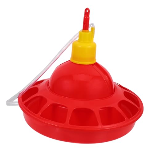 GAROZATION Futter- Und Wasserspender-Set Automatische Hühnertränke Geflügel-wasserspender Verdicktes Design Für Hühner Tauben Zoohandlungen von GAROZATION