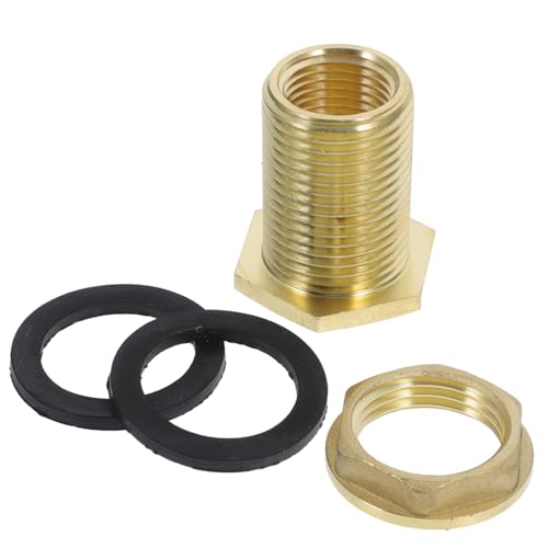 GAROZATION Wassertank, Aquarium Hausadapter, Schottverschraubung Mit Ring, Schottadapter, Aquarien, Schottverschraubung, Wassertank Wasserhahnadapter, Wassertank Schlauchanschluss von GAROZATION