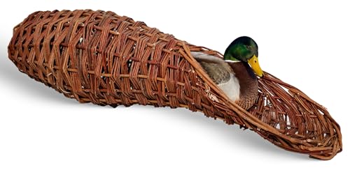 GARTHEIN Entennest Weidenkorb 95 cm - Brut- und Nisthilfe für Wildenten – Natürliches Entenhaus für Garten, Teich & Naturschutz – Handgeflochten, wetterfest & nachhaltig aus Weidengeflecht GARTHEIN Entennest Weidenkorb 95 cm - Brut- und Nisthilfe für Wildenten – Natürliches Entenhaus für Garten, Teich & Naturschutz – Handgeflochten, wetterfest & nachhaltig aus Weidengeflecht von GARTHEIN