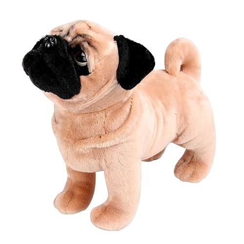 GARVALON 1 Stück Plüsch Mops Hund Niedliches Kuscheltier für Haustiere aus Hochwertigem Weichem Material Langlebig und Ansprechend als für Jungen und Mädchen GARVALON 1 Stück Plüsch Mops Hund Niedliches Kuscheltier für Haustiere aus Hochwertigem Weichem Material Langlebig und Ansprechend als für Jungen und Mädchen von GARVALON