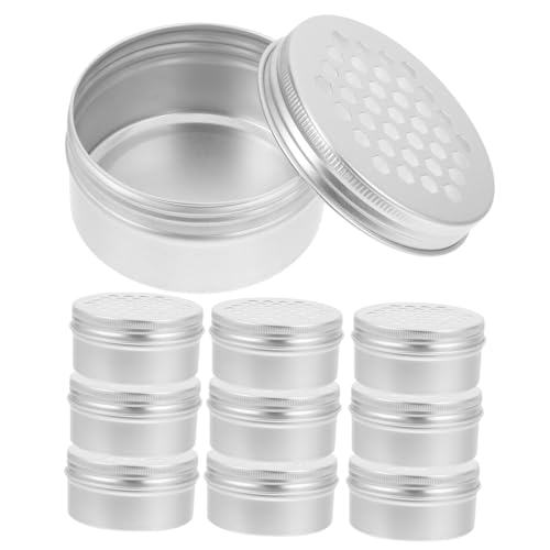 GARVALON 10 Stück Teiliges Hundegeruch trainingsset aus Sicherem Aluminium mit Belüftetem Deckel für Geruchserkennung und Suchtraining von Arbeitshunden Wie Schäferhunden und Malinois von GARVALON