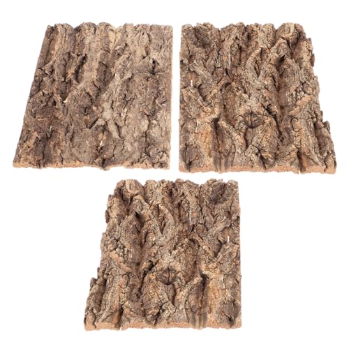 GARVALON 3 Stück Teiliges Künstliche Baumrinden Dekoration für Reptilien Textur Einfach zu Befestigen Dekorativer Terrarienhintergrund für Echsen Schlangen Geckos und Bartagamen GARVALON 3 Stück Teiliges Künstliche Baumrinden Dekoration für Reptilien Textur Einfach zu Befestigen Dekorativer Terrarienhintergrund für Echsen Schlangen Geckos und Bartagamen von GARVALON