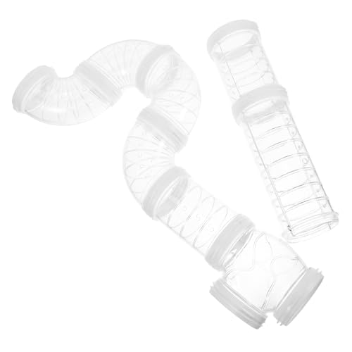 GARVALON Erweiterbares Hamster Röhrenset Transparent DIY Verbindungstunnel für Kleine Haustiere Wie Hamster Flexibles Bewegungsspielzeug mit Einfachem Aufbau GARVALON Erweiterbares Hamster Röhrenset Transparent DIY Verbindungstunnel für Kleine Haustiere Wie Hamster Flexibles Bewegungsspielzeug mit Einfachem Aufbau von GARVALON